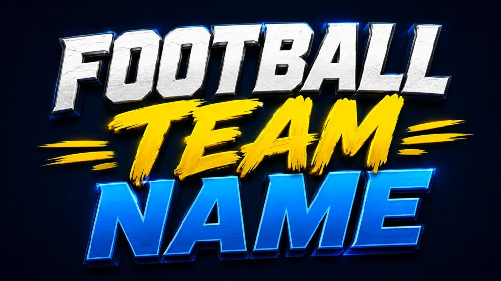 Football Team Name Ideas: 300+ Creative, Powerful, and Memorable Names for Every Squad