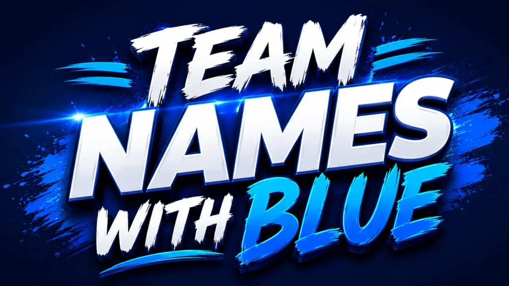 team names with blue