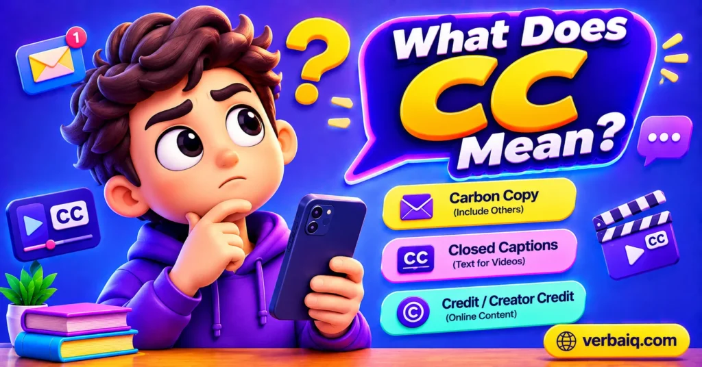 CC Text Meaning: What Does CC Really Mean?