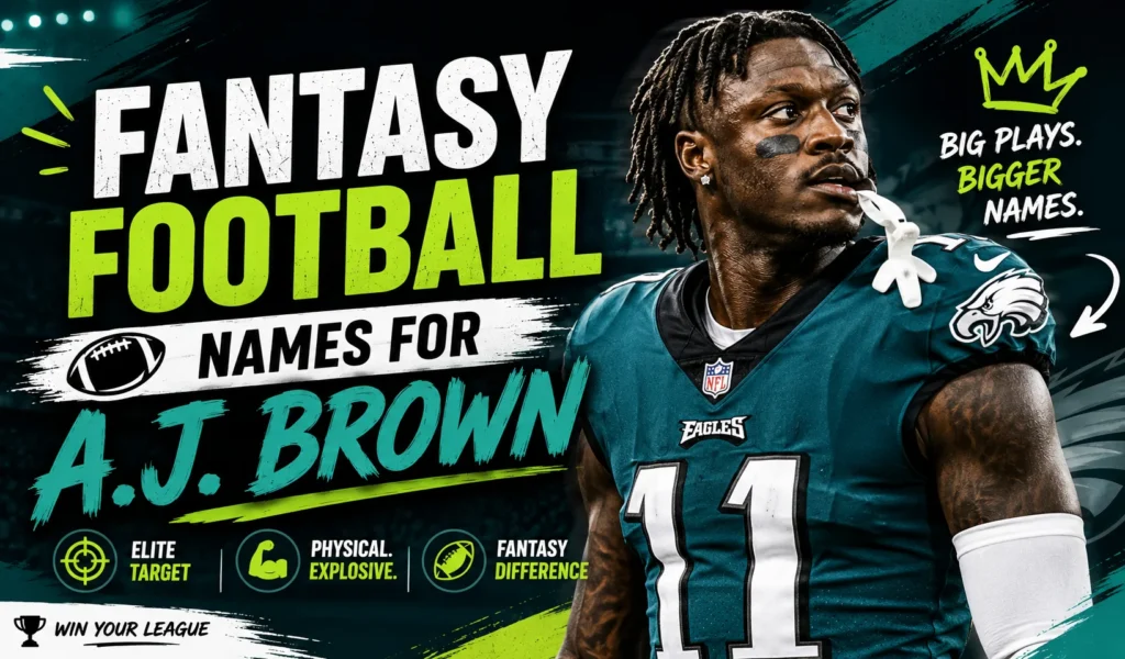 160+ Fantasy Football Names for A.J. Brown