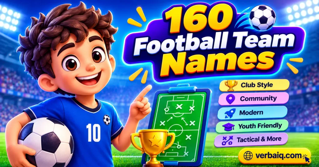 160 Football Team Names for Clubs, Leagues & More