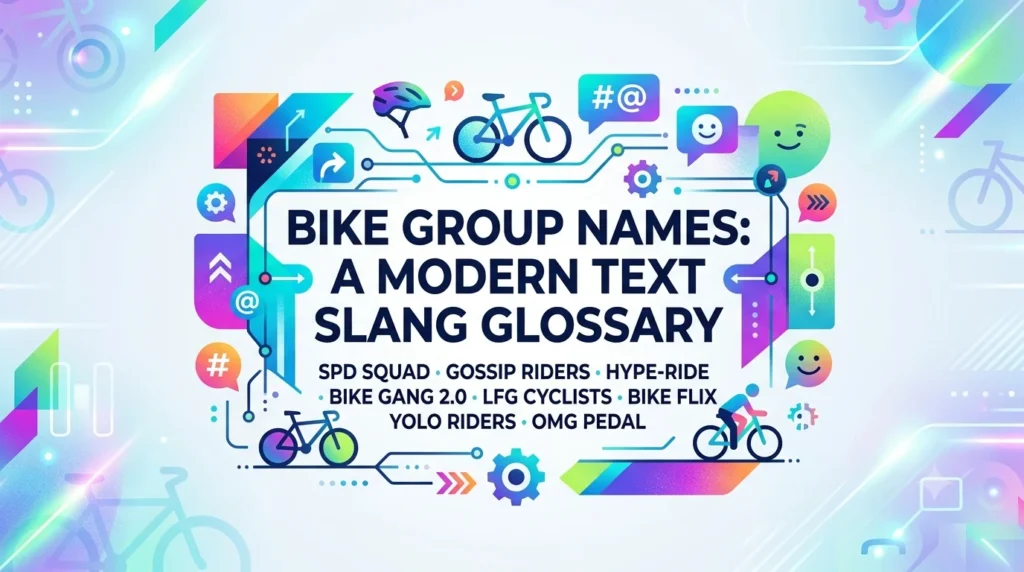 Beyond the Asphalt: The Ultimate Guide to Choosing Bike Group Names That Bond Your Crew