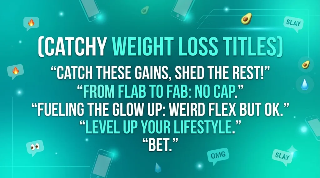 The Psychology of Catchy Weight Loss Titles: How Words Transform Our Bodies and Minds
