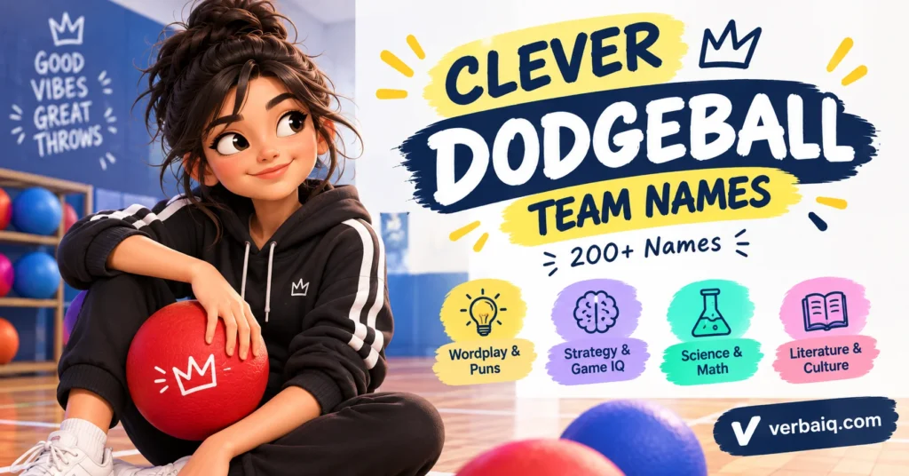 200 Clever Dodgeball Team Names: Smart, Witty & Original Ideas