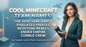 cool minecraft team names
