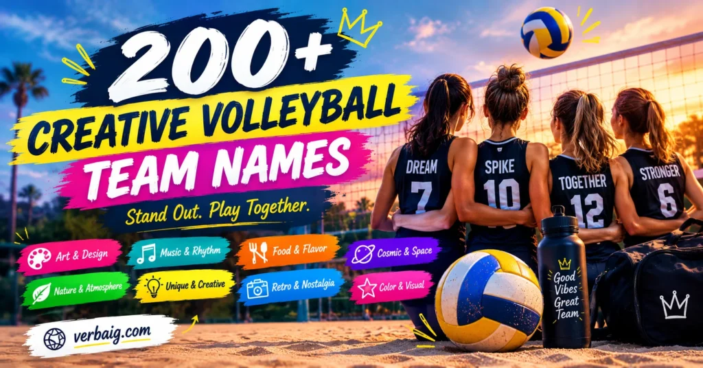 200+ Creative Volleyball Team Names for a One-of-a-Kind Squad