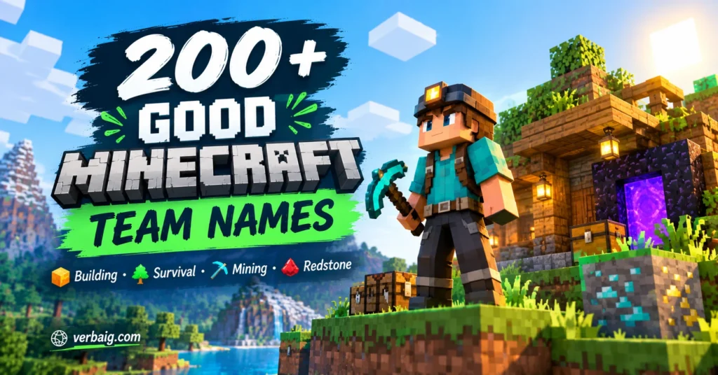 Good Minecraft Team Names: 200+ Creative Ideas for Every Squad