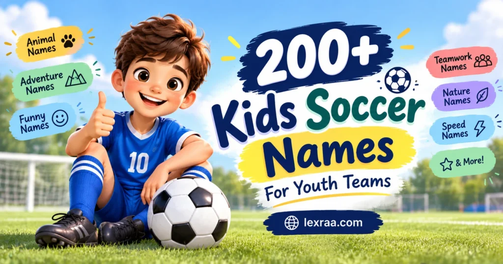200+ Kids Soccer Names for Young Teams