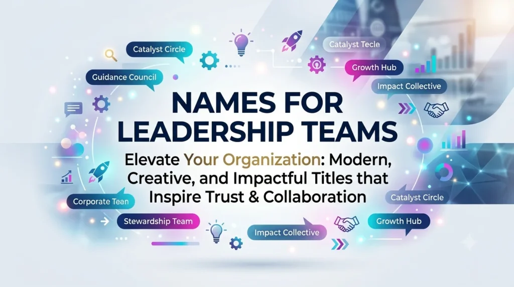 names for leadership teams