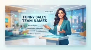 sales team names funny