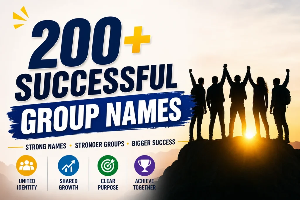 200+ Successful Group Names for Any Team