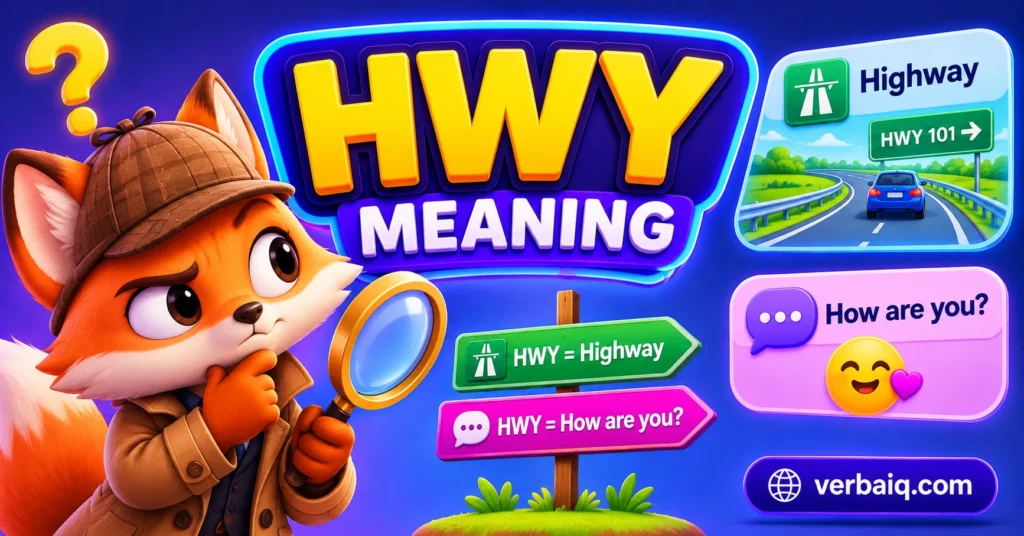 HWY Meaning: Why Does This 3-Letter Abbreviation Confuse?
