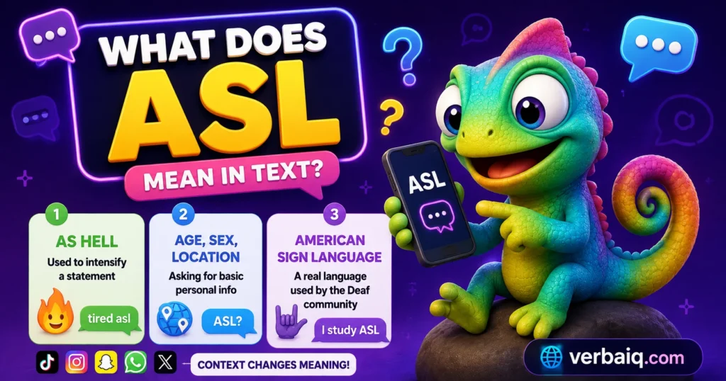 Meaning of ASL in Text: What Does ASL Really Mean?