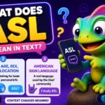 Meaning of ASL in Text: What Does ASL Really Mean?