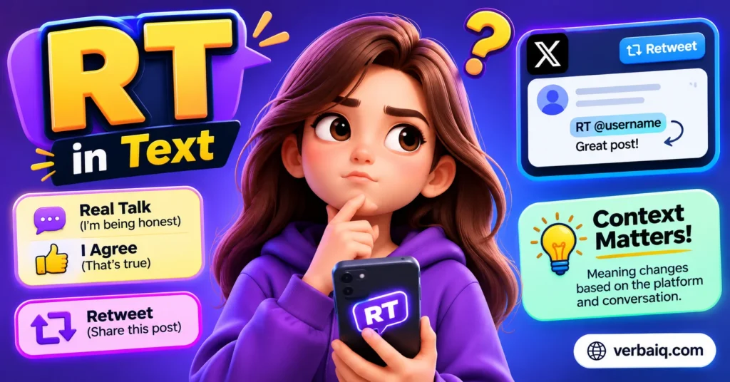 RT in Text: What Does RT Really Mean?