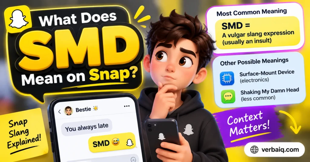 SMD on Snapchat: The Meaning You Might Not Expect