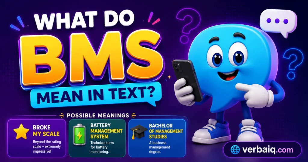 What Does BMS Mean in Text? The Real Meaning