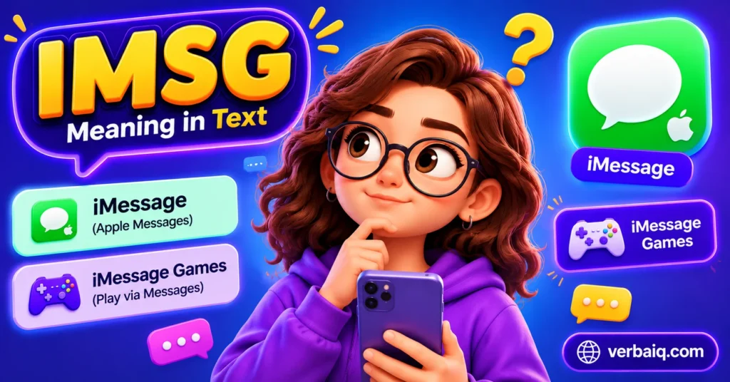 What Does IMSG Mean in Text? The Real Meani