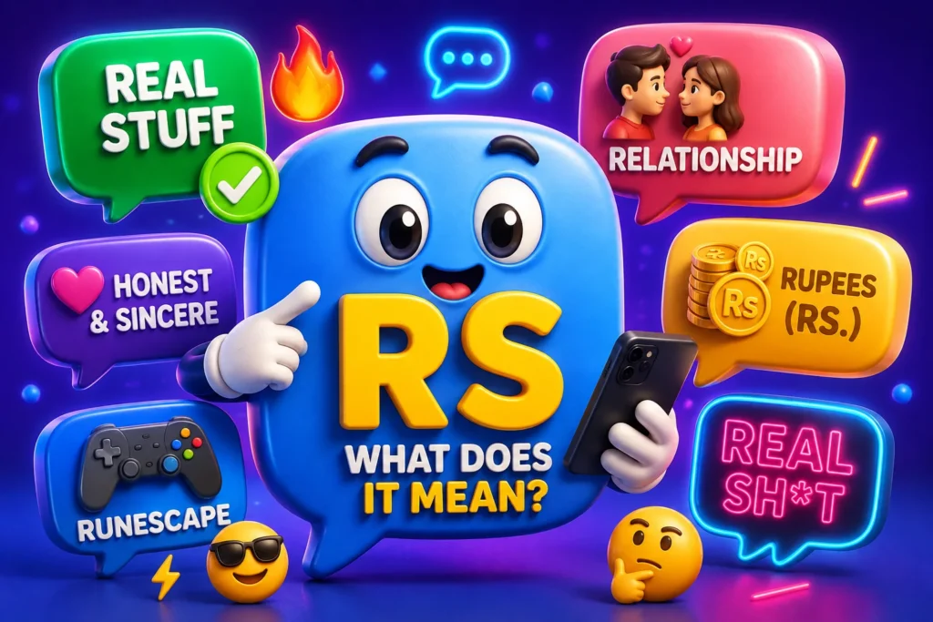 What Does RS Mean? Texting, Slang & Social Media