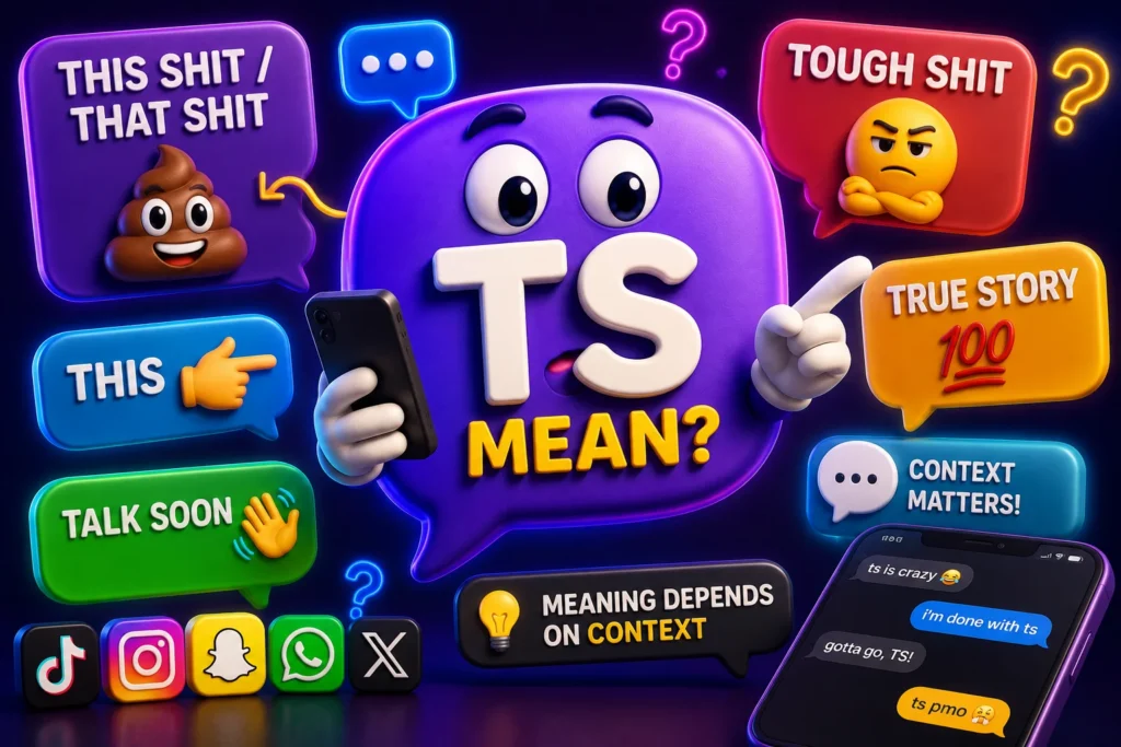 What Does TS Mean in Text? Slang & Examples