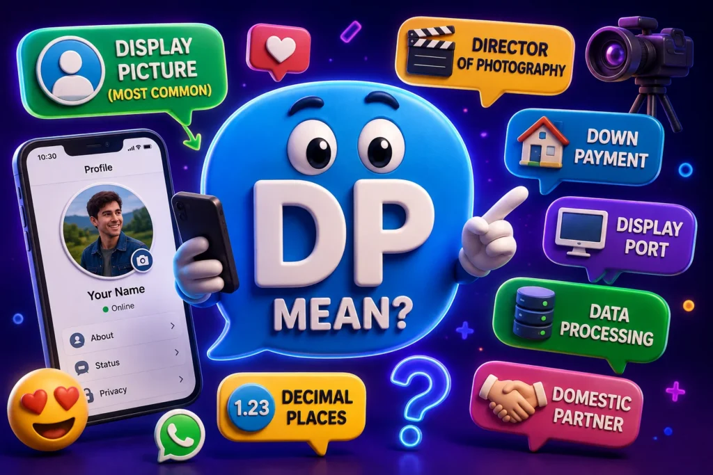 What Is DP? Meaning in Text, Chat & Social Media