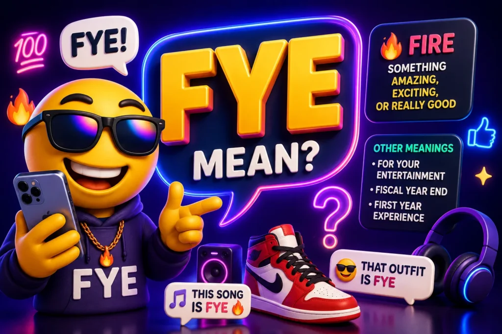 What Is Fye Mean? Slang Meaning & Examples