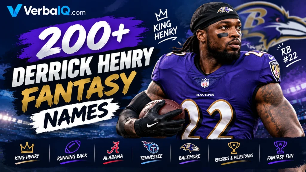 200+ Derrick Henry Fantasy Names