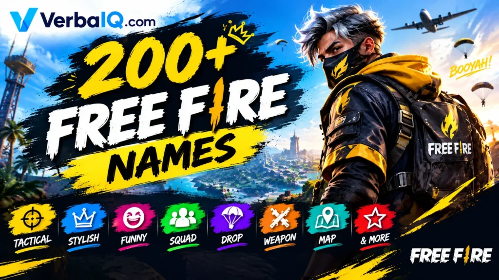 200+ Free Fire Names for Your Gaming Profile
