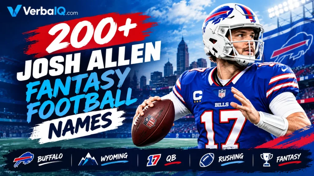 200 Josh Allen Fantasy Football Names